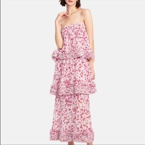 Amur size 2 Nicola Tiered ruffle dress.